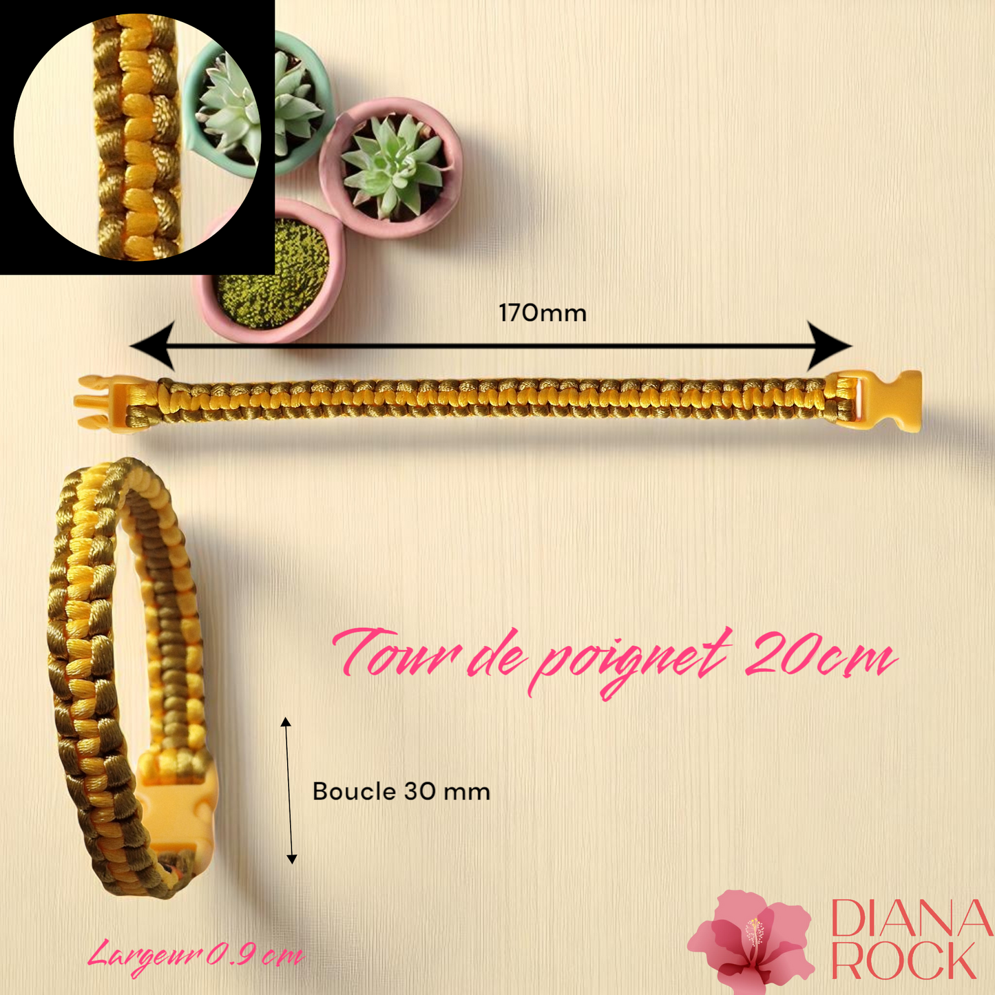 Bracelet satiné