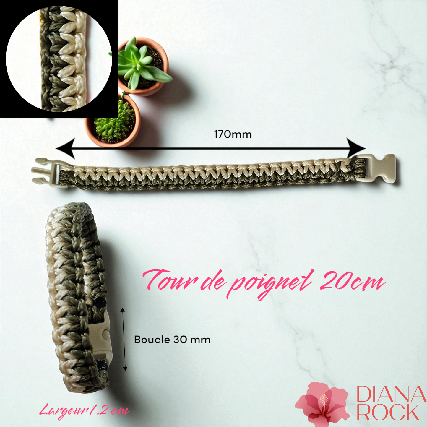 Bracelet satiné