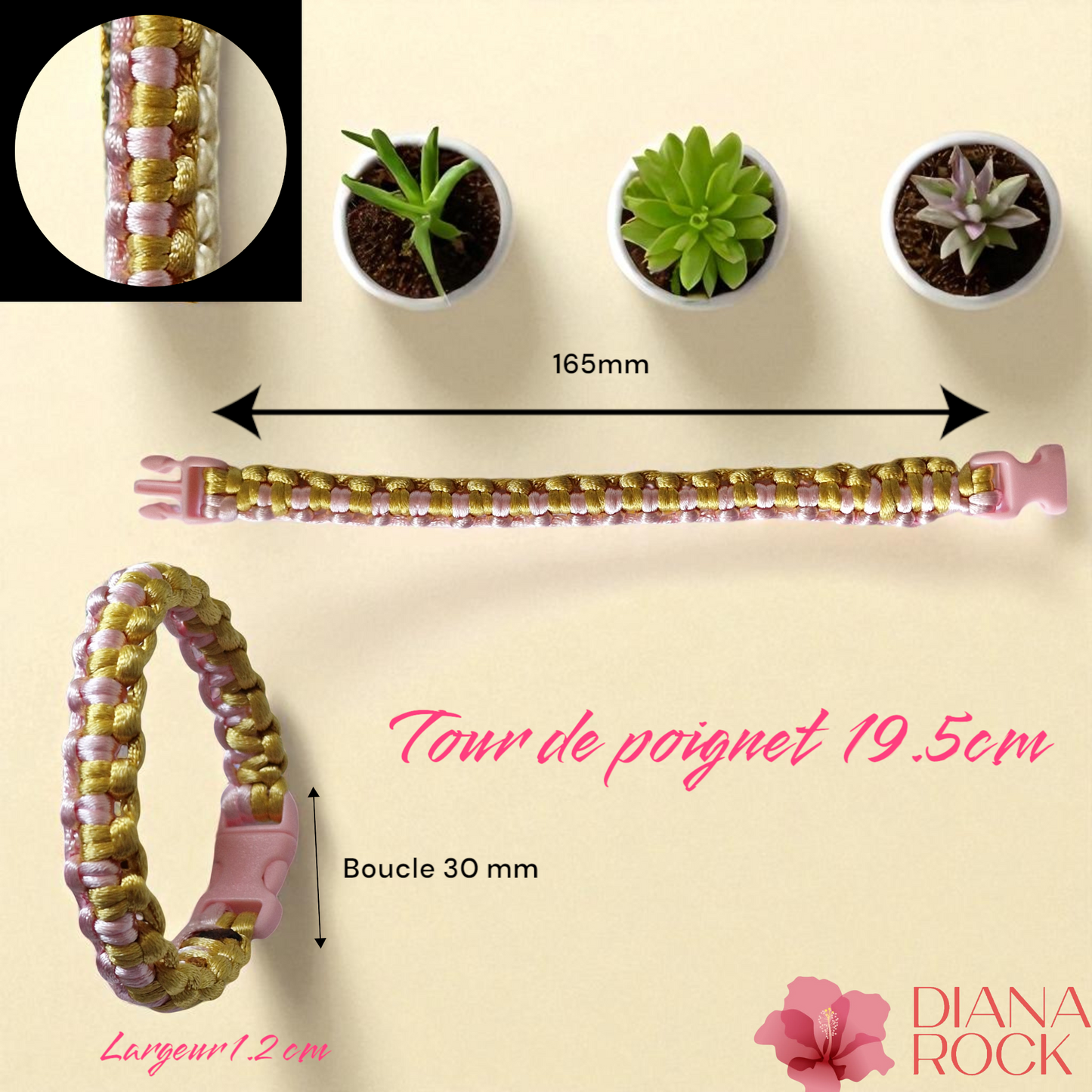 Bracelet satiné
