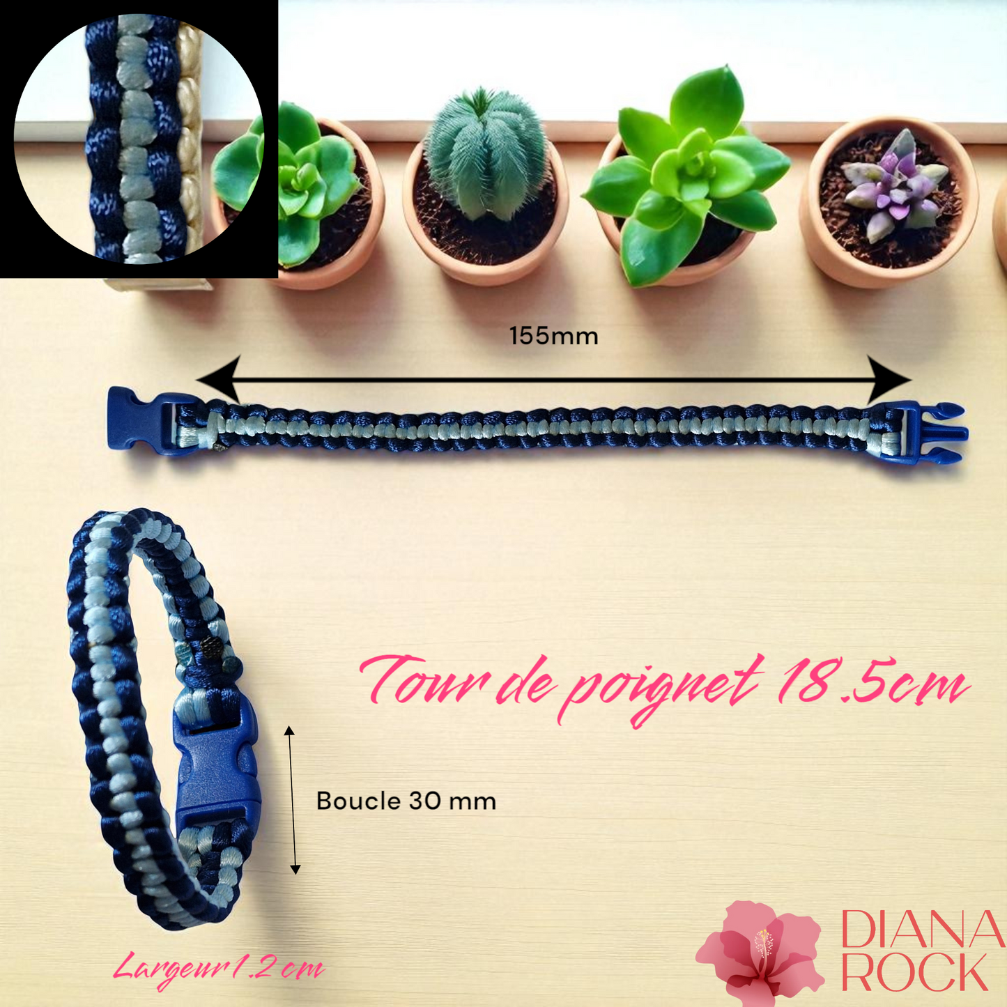 Bracelet satiné