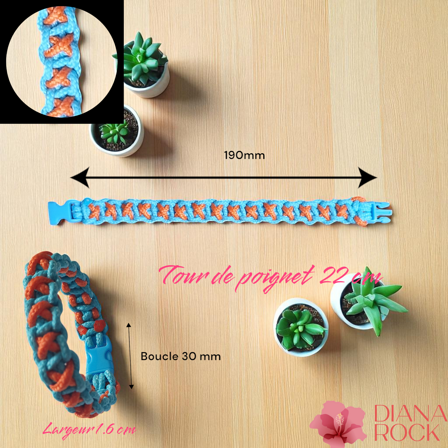 Bracelet de survie