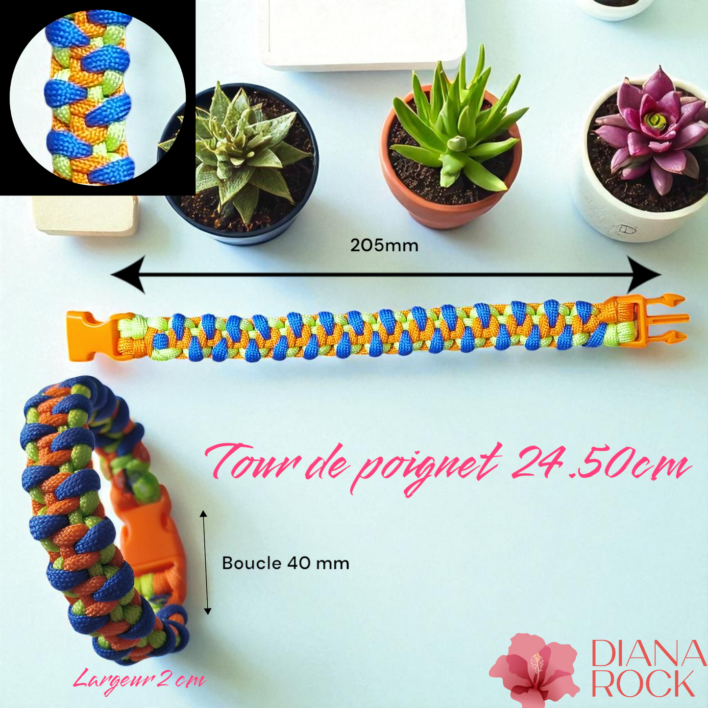 Bracelet de survie