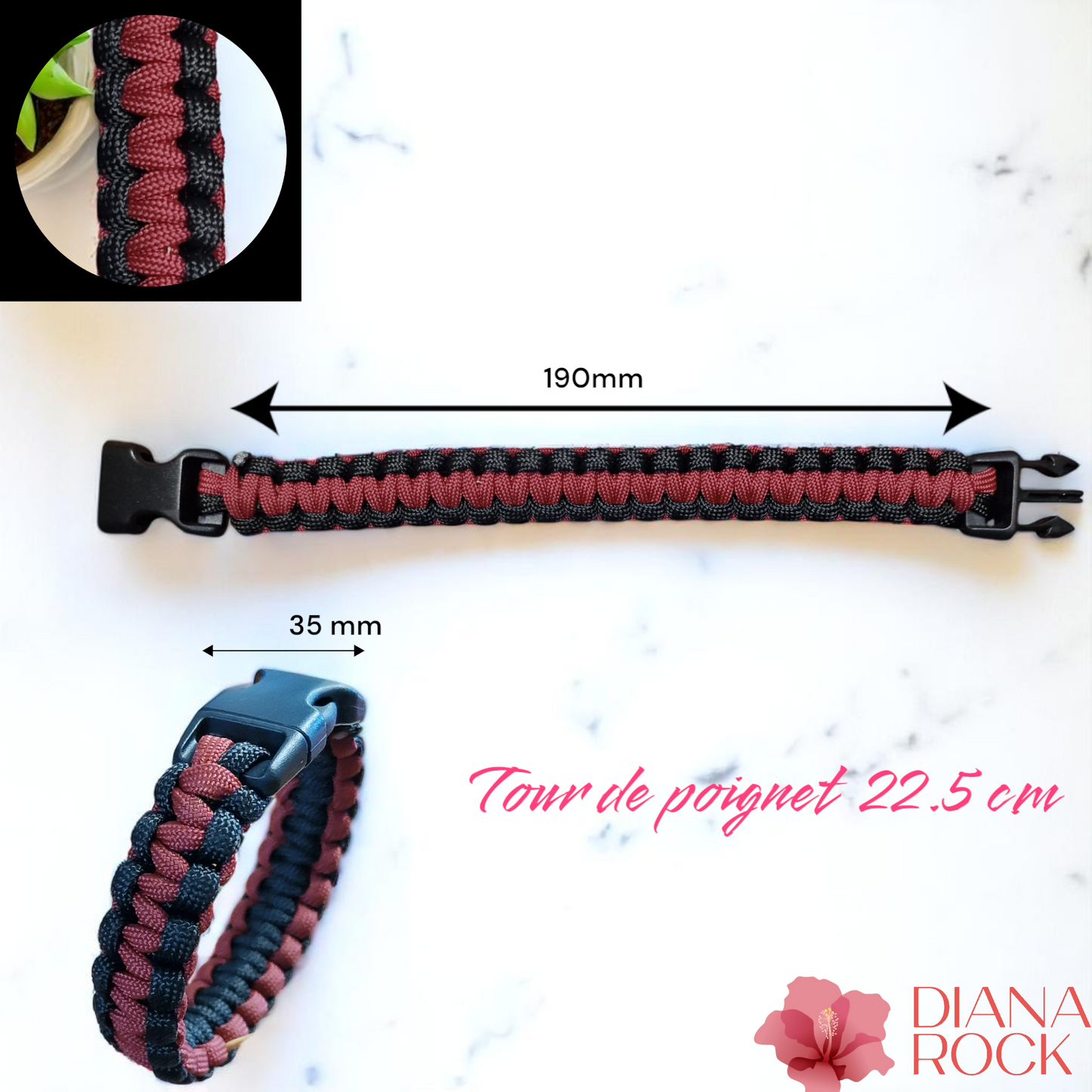 Bracelet de survie