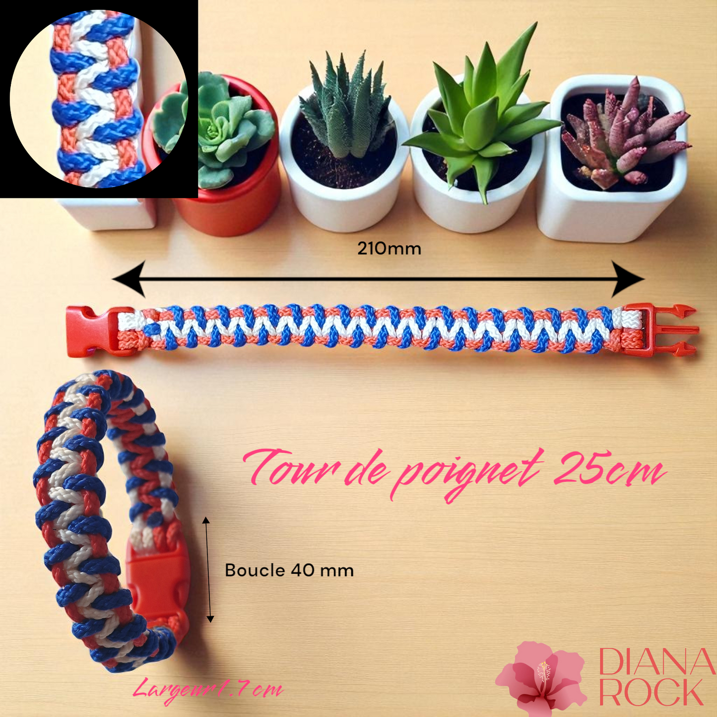 Bracelet de survie
