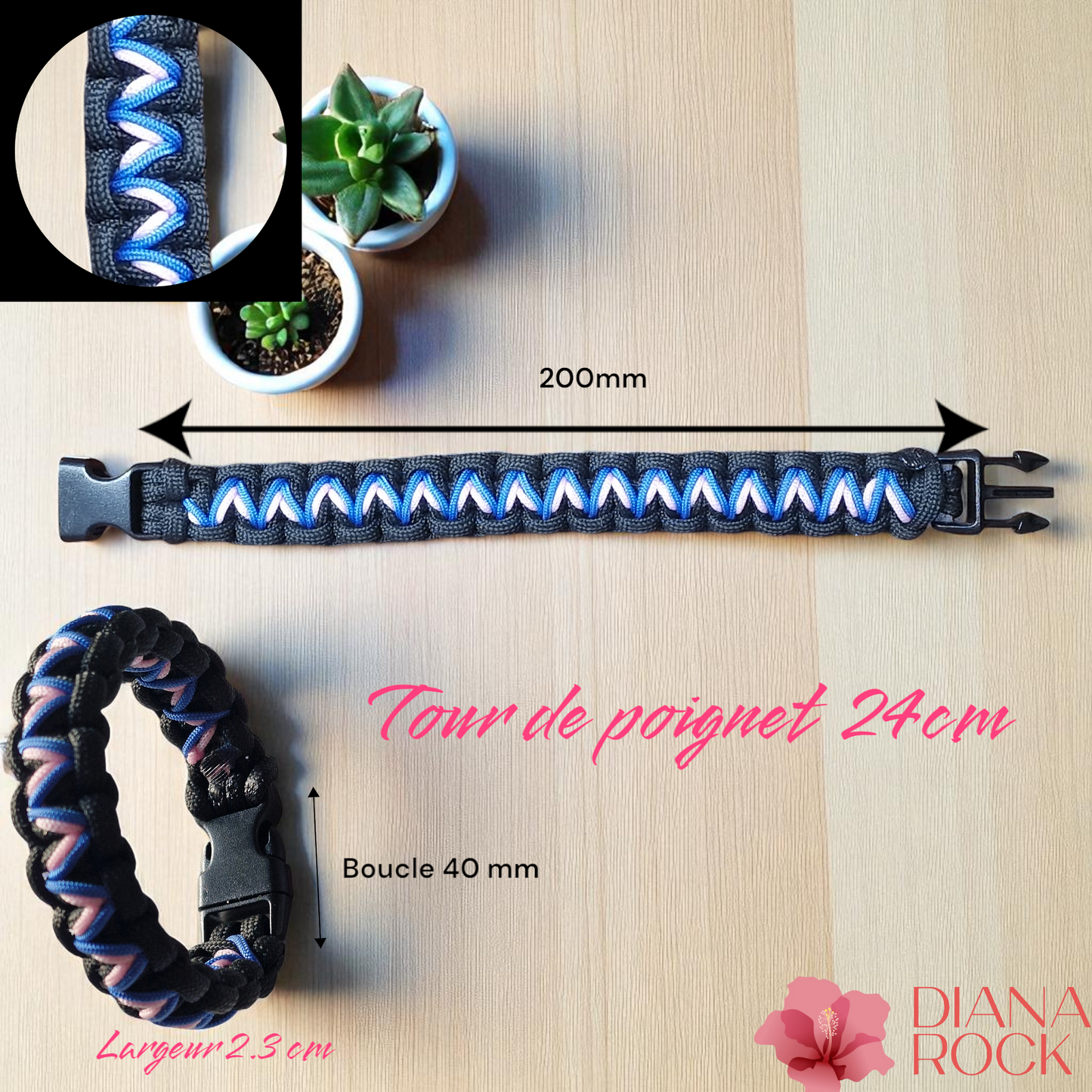 Bracelet de survie