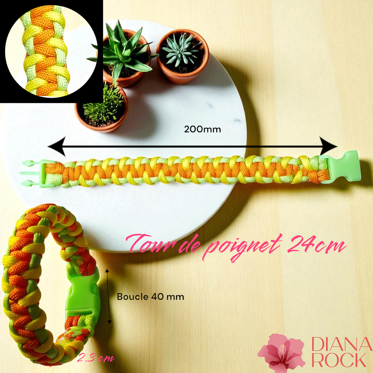Bracelet de survie