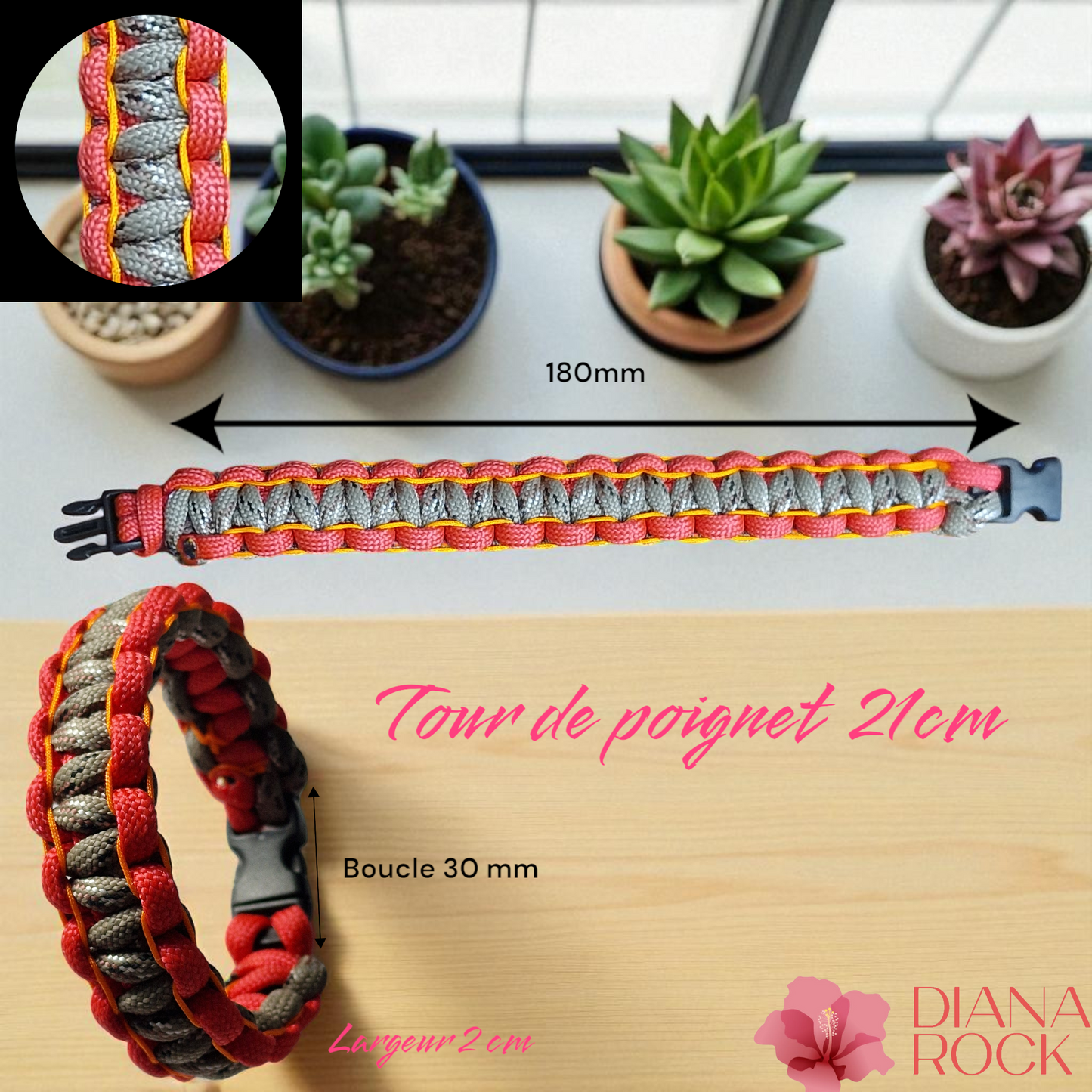 Bracelet de survie