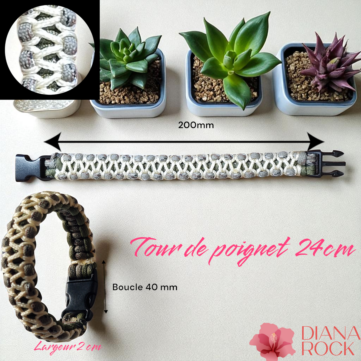 Bracelet de survie